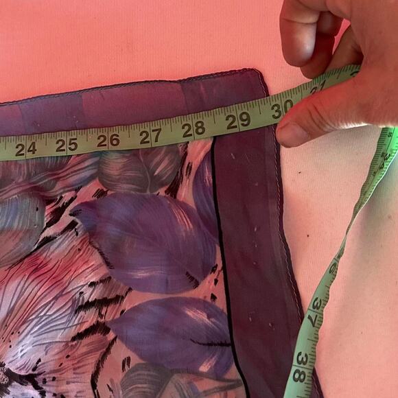 Scarf White Tiger Blue Animal Head Covering Neck Scarf Large Lightweight - Picture 5 of 5